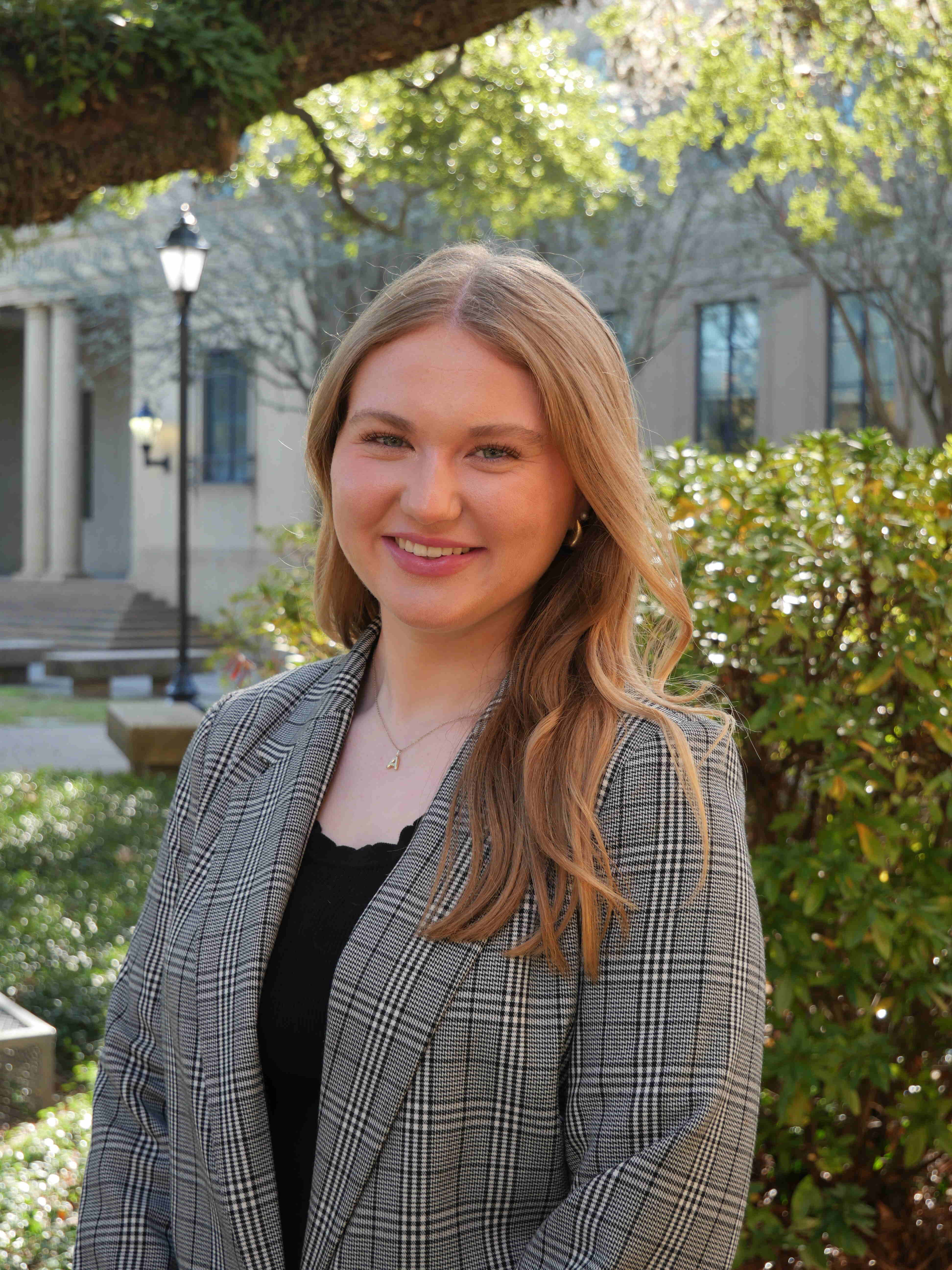 Headshot of Undergraduate Communications Assistant, Ava Arceneaux