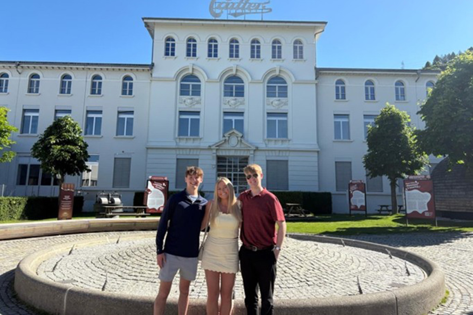 students at chocolate factory