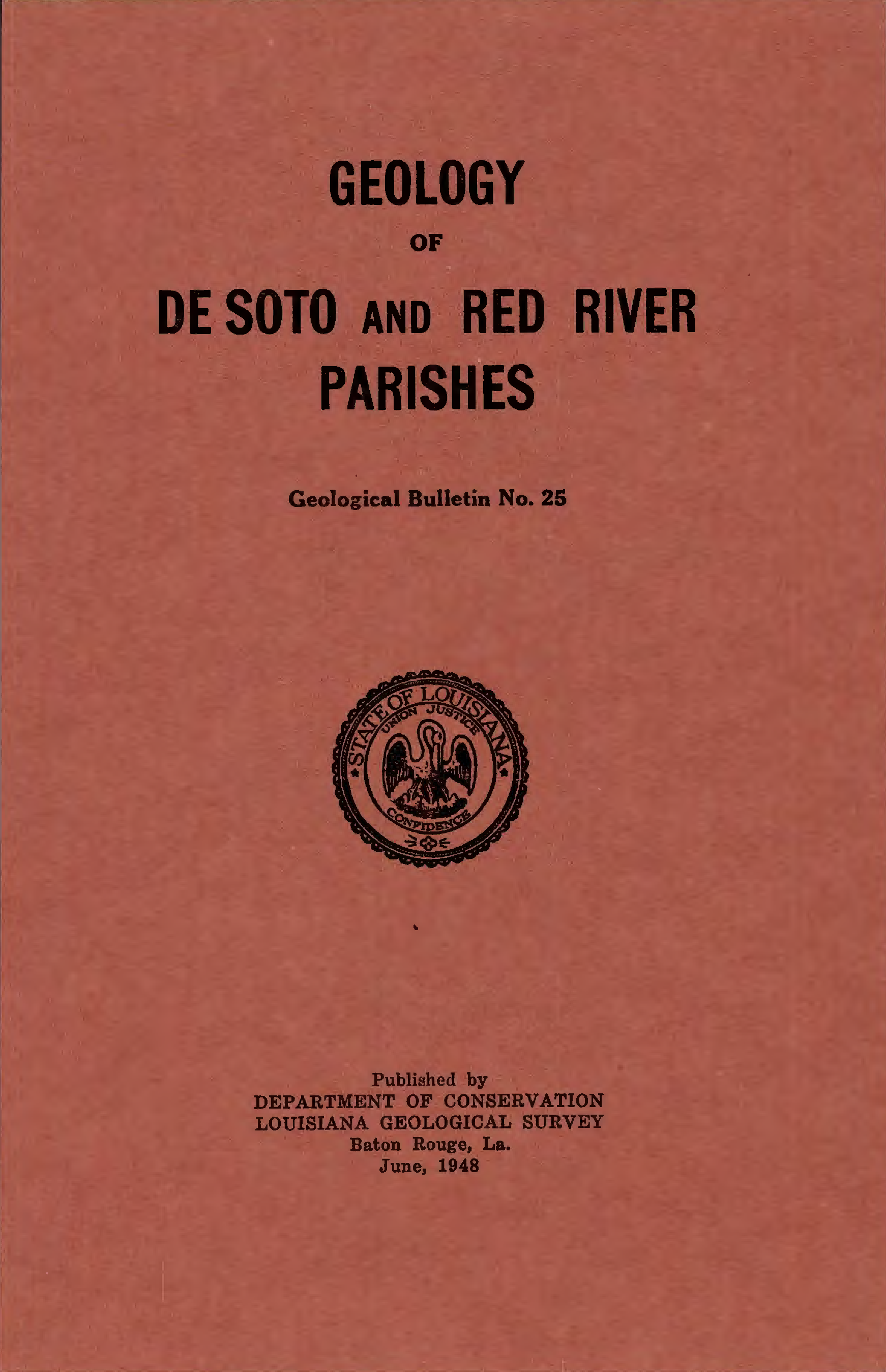 Geology of De Soto and Red River Parishes